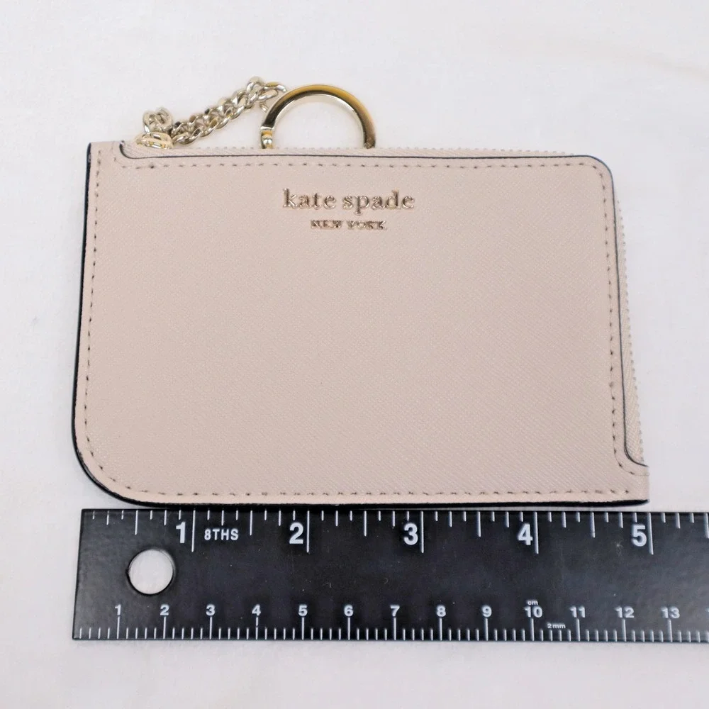 Kate Spade Cameron Medium L-Zip Card Holder‎ Wallet Pink
